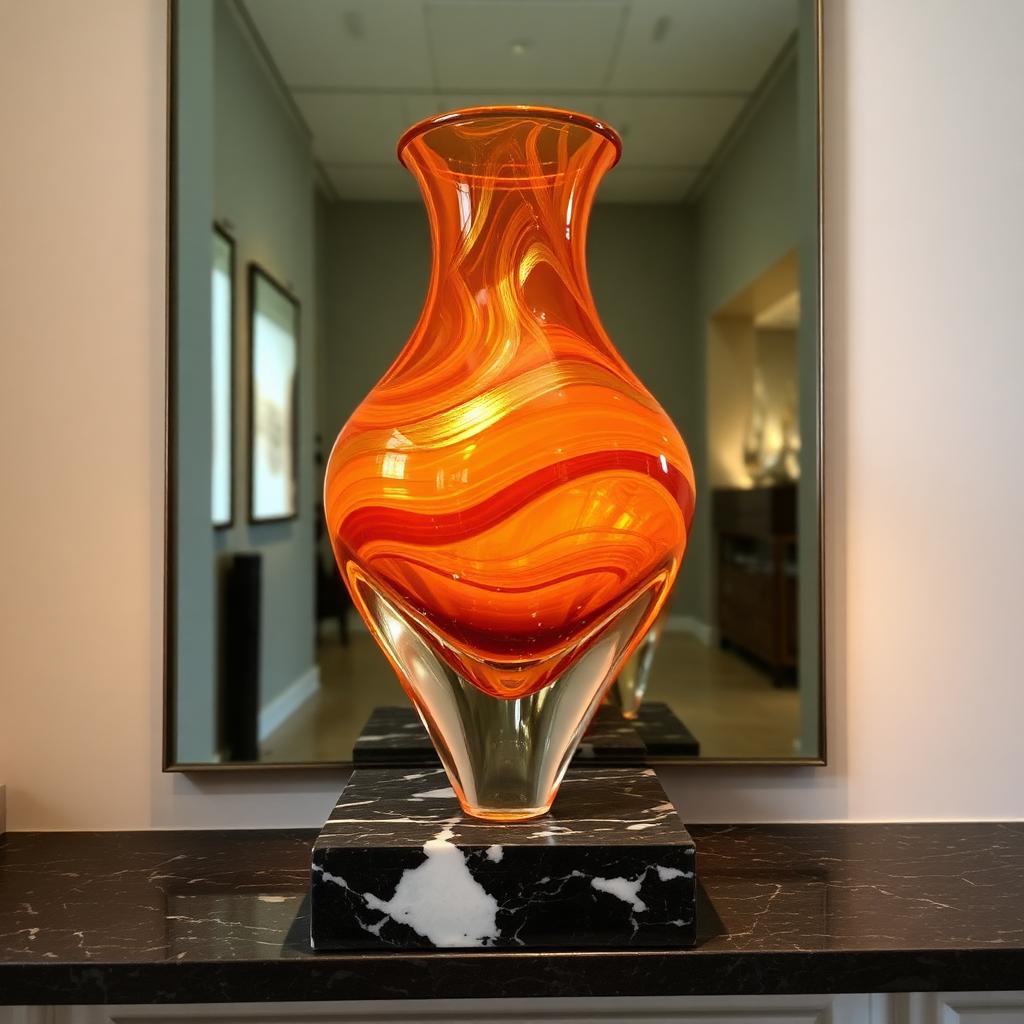 Vintage Murano Vessel, Signed
