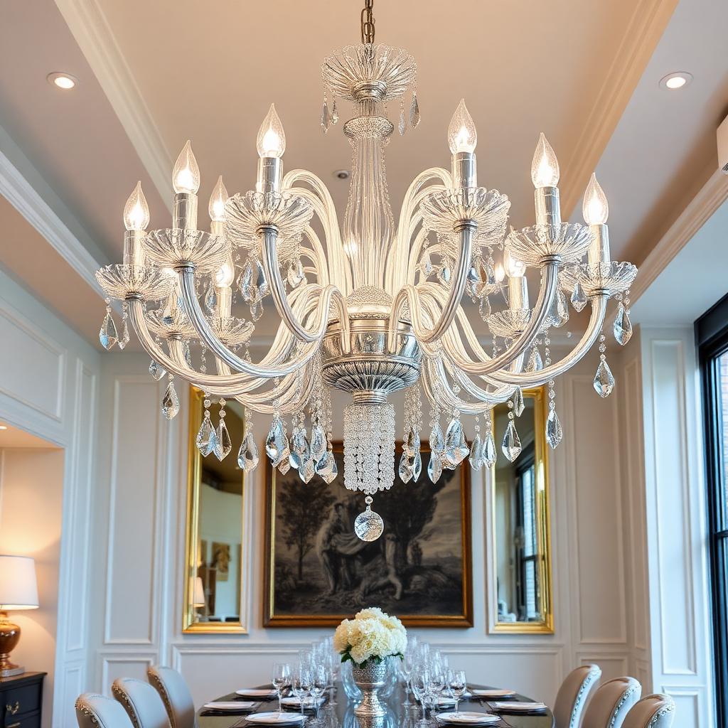 Murano Glass Chandelier — 14 arm