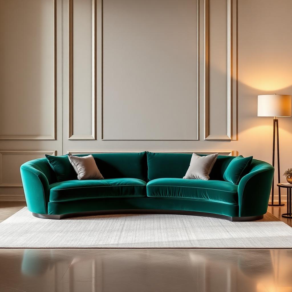 Côte Curved 4-Seater — Velvet