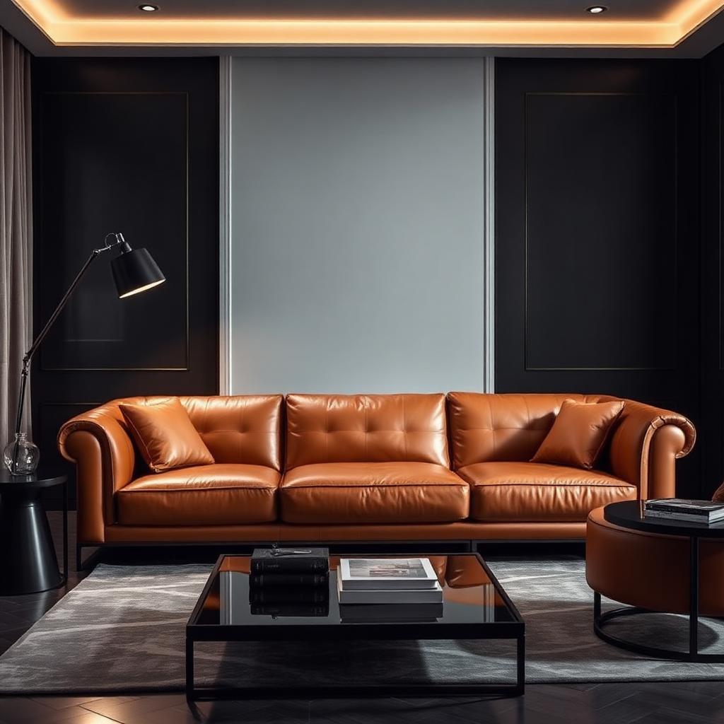 Savile Tuxedo Sofa — Italian Leather