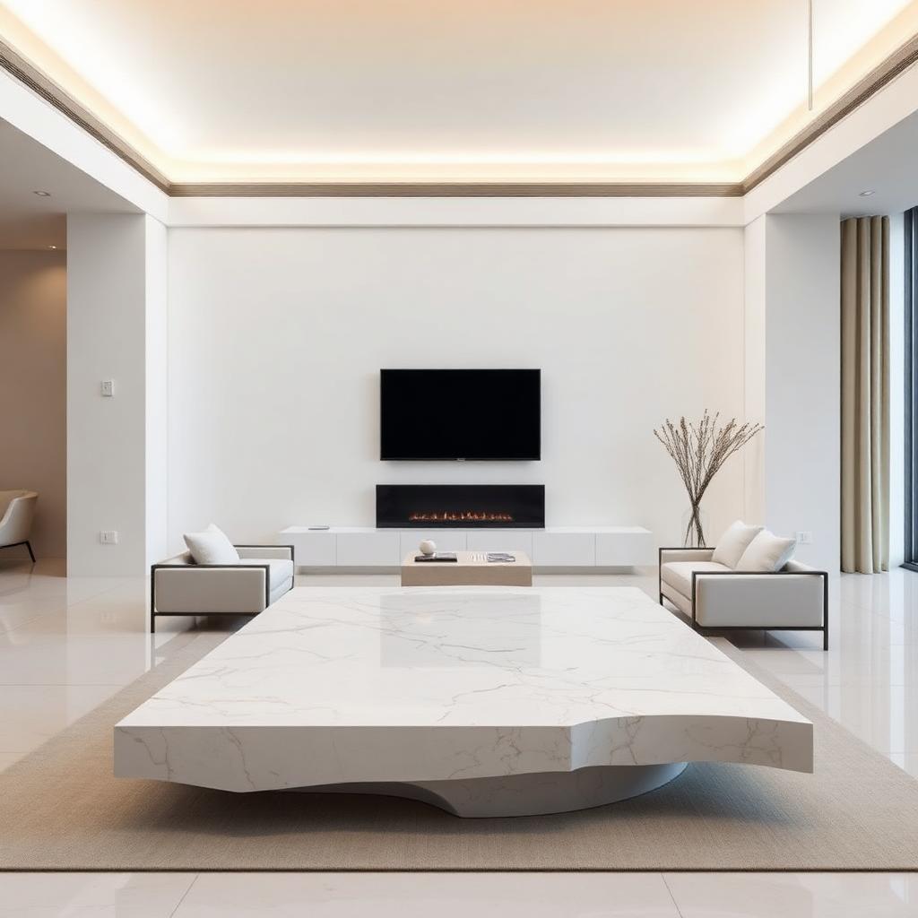 Monolith Marble Coffee Table